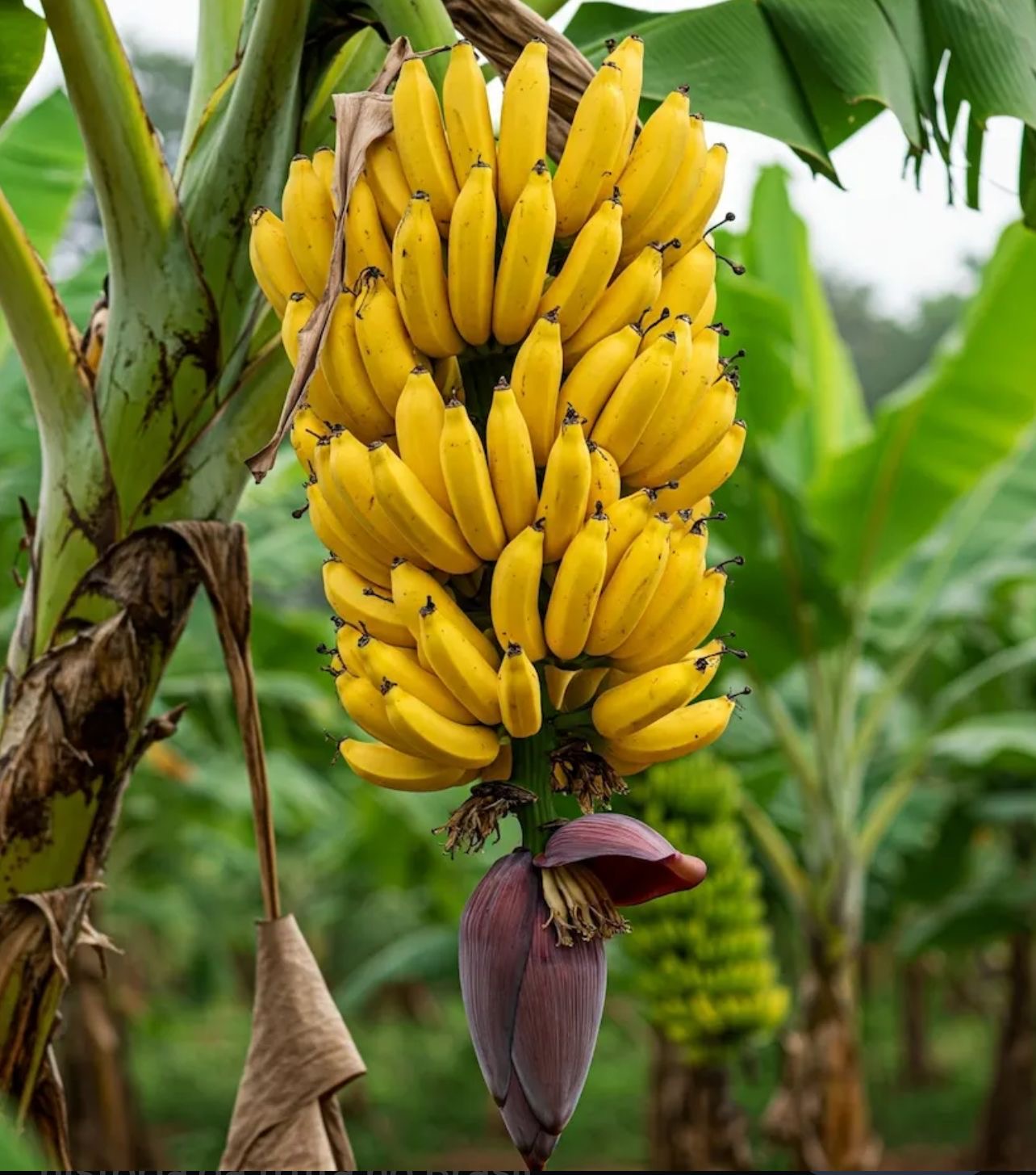 Banana Fresca de Cabinda 🍌 — Doce, Madura e Direto da Bananeira!