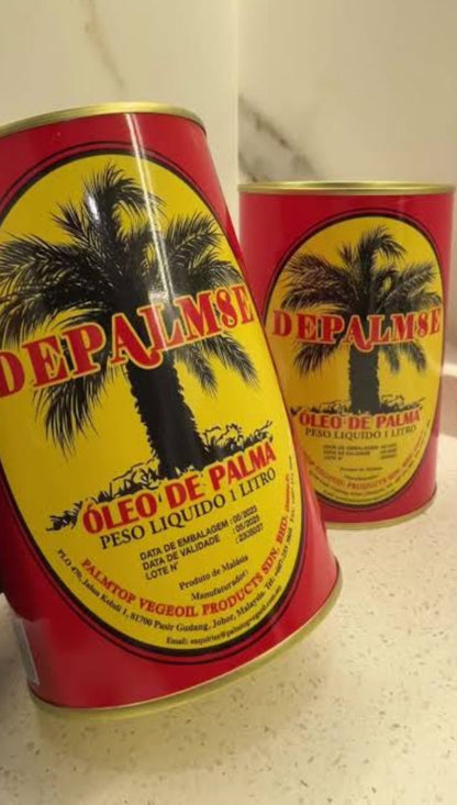Óleo de Palma Depalms 1L 🌴 — O Tempero Essencial da Cozinha Angolana!